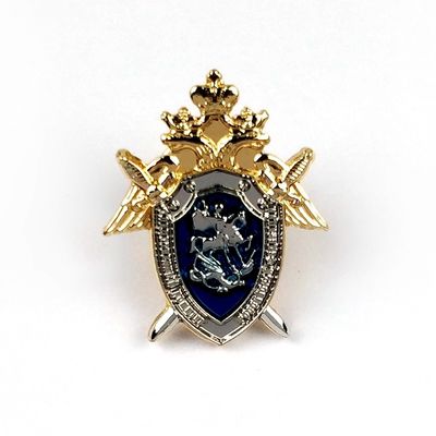 خرید 2 رنگ پوشش نرم ضدعفونی کننده Lapel Pin طلایی و نقره ای تولید آنلاین