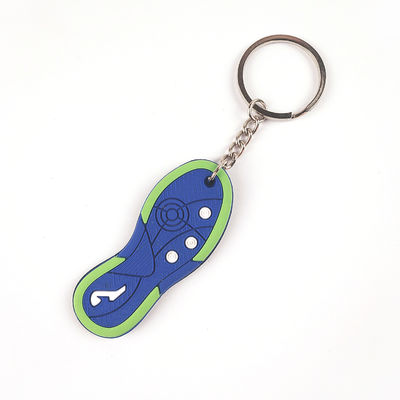 خرید OEM سفارشی 3D PVC لاستیک Keychain Keyhrings با دو طرفه لوگو برای بازاریابی تبلیغاتی هدیه تولید آنلاین