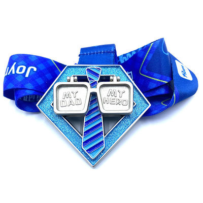 خرید مراسم شخصی روز پدر 10K Running مدال های رویداد سفارشی تولید آنلاین