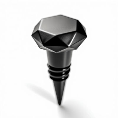 3D Die Struck Design Vintage Brass Wine Stopper با لوگو سفارشی شده